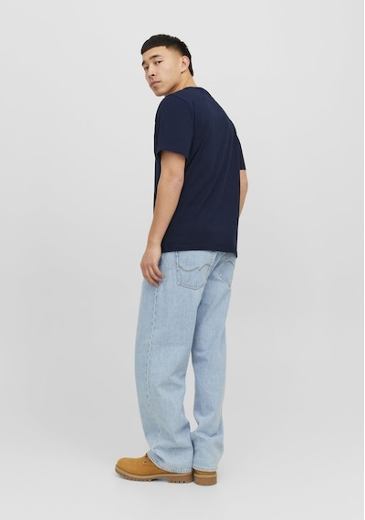 Jack & Jones Göğüs Baskılı Tişört - Corplogo 12233999 Lacivertvert Lacivert