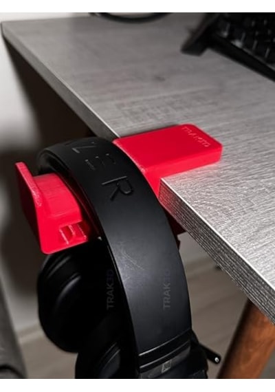 Kırmızı Asılabilir Masa Kenarı Kulaklık Standı Blaze Edition V5 Kaydırmaz Keçeli Ergonomik Ve Sağlam Çok Renkli