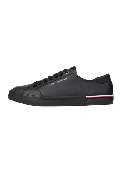 Tommy Hilfiger Core Corporate Vulc Leather Siyah
