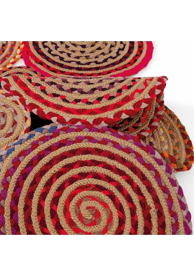 Cool Halı Luke 413 Renkli Halı Paspas Örgü Hasır Kilim Yolluk Bohem Antre Mutfak Balkon Banyo Halısı Diğer