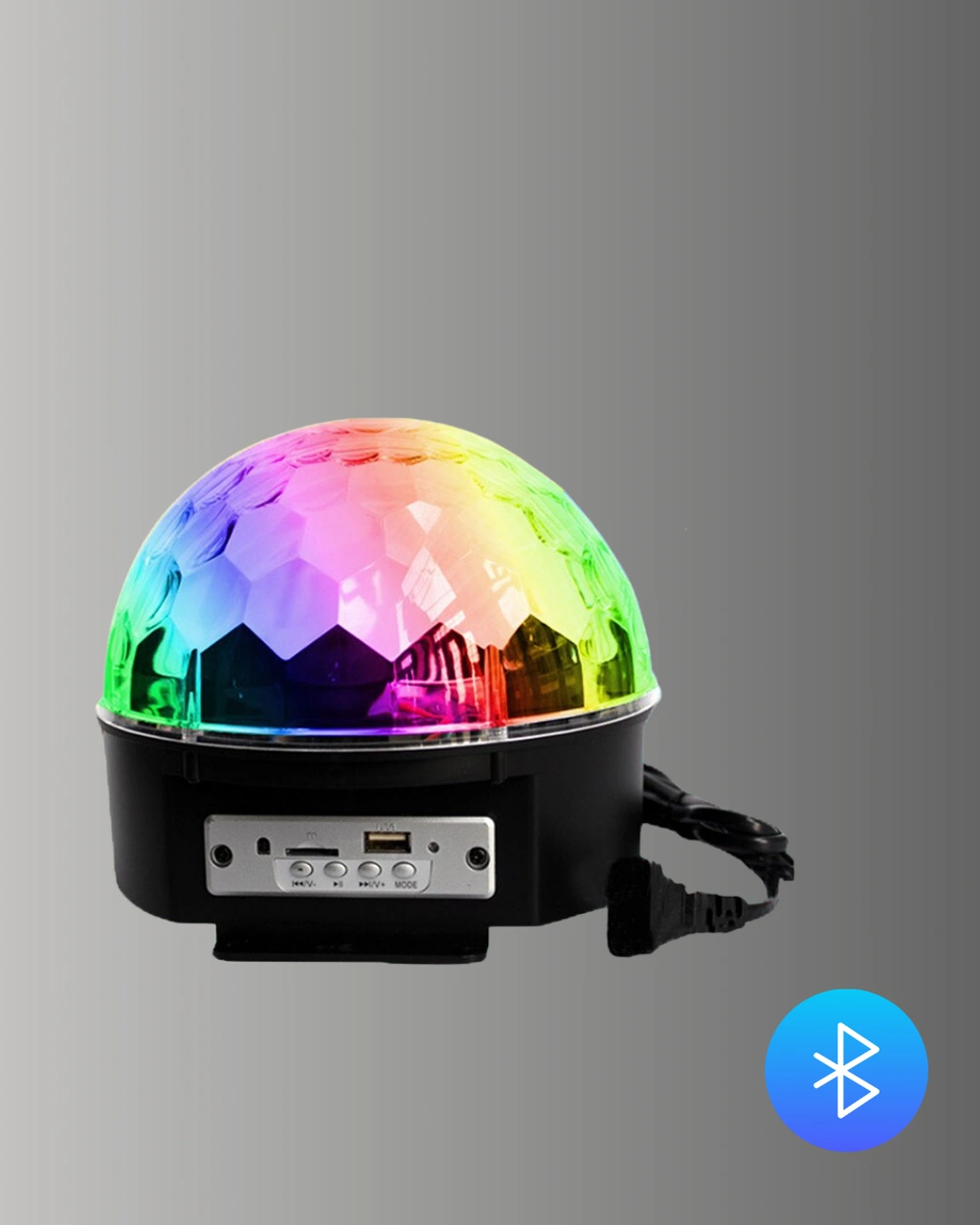 Taşınabilir Rgb Disko Topu Bluetooth Ve Uzaktan Kumanda Özellikli