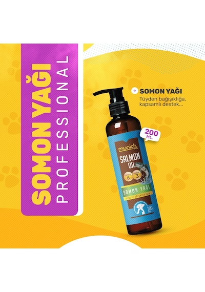 Munich Vet Salmon Oil Somon Yağı 200 ML