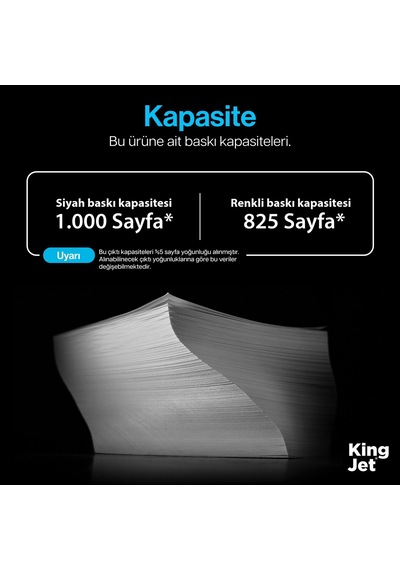 Kingjet Hp Officejet Pro 7110 Uyumlu Yüksek Kapasiteli 4 Renk Takım Çipli Uyumlu Kartuş