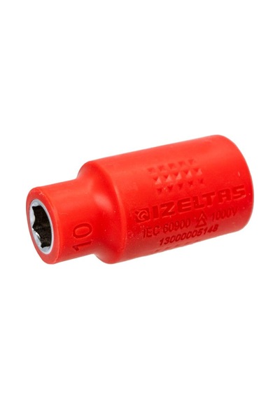 İzeltaş 13000005148 1000v İzoleli 6 Köşe 1/2" Lokma Anahtar 10 Mm
