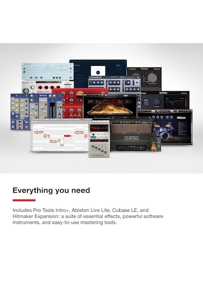 Focusrite Scarlett Solo Studio Gen 4 Ses Kayıt Paketi: Şarkı Yazarları İçin Kayıt, Yayın Ve Podcasting İçin Kondansatör Mikrofon Ve Kulaklık, Usb Audio Arayüzü