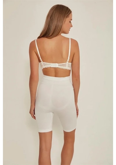 Ang Butik Beyaz Mı 3005 Soft Uzun Paçalı Boxer Korse