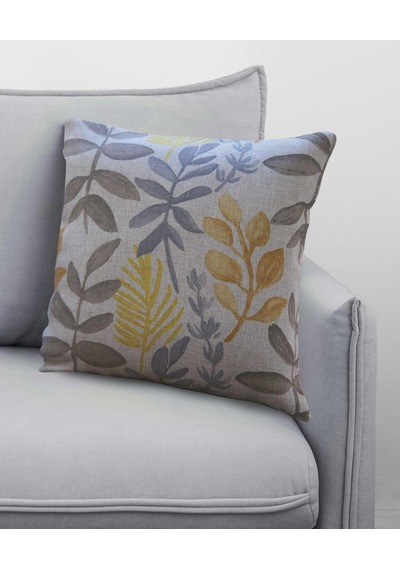Melodie Keten Kırlent Kılıfı Desenli 45 x 45