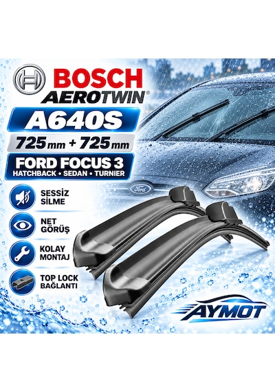 Bosch Aerotwin 725/725 Mm Ön Silecek Takımı Ford Focus 3