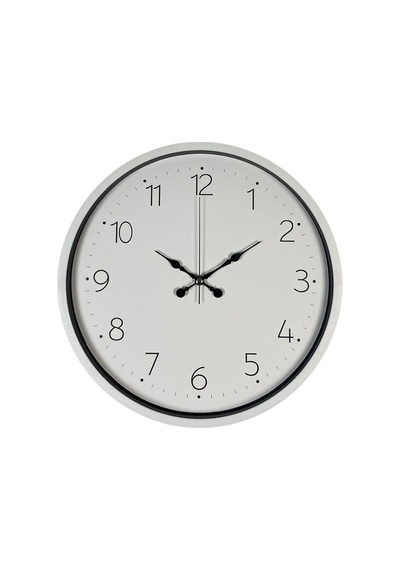 Beyaz 36 Cm Standart Duvar Saati Standart Rakamlı