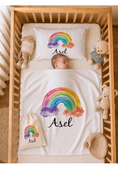 Pia Baby Kız Bebek Hastane Çıkışı 6 Parça %100 Pamuk İsme Özel Kese Hediyeli Tulum Şapka Eldiven Seti 1019tybk0x Krem