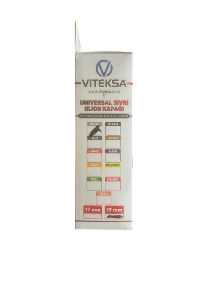 Bıjon Kapagı Sıvrı 19 Mm Krom 20 Set