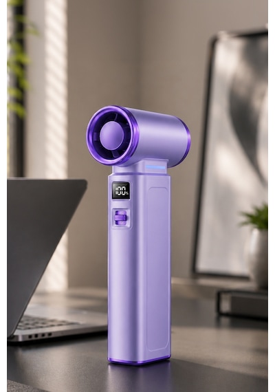 Mioji AD72 Pro 8000MAH 150000RPM Taşınabilir Güçlü Hava Üfleme Cihazı - Mor