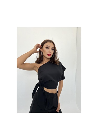 Butik İstanbul 4643 Bluz-siyah Si Yah