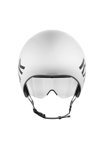 Kask Bambino Pro Time Trial Kaskı Beyaz L 59-62 Siyah