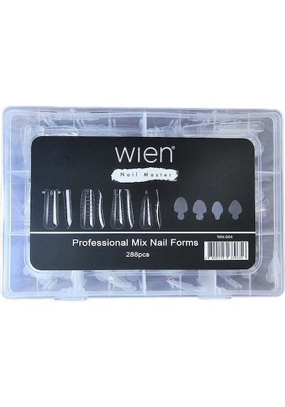 Protez Tırnak Üst Form Jel Polygel Acrygel - Akrijel Ve Polijel İçin Üst Form Şablon 288li Wn-004