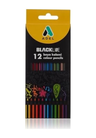 Blackline Boya Kalemi 12 Renk, Tam Boy 103 Ivory