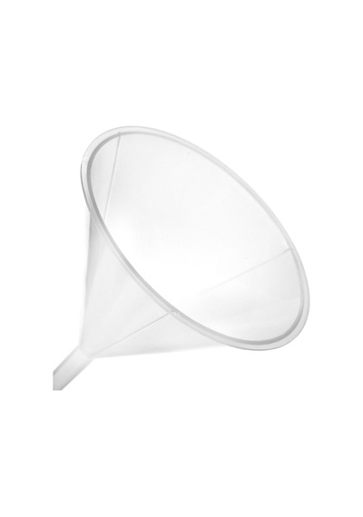 Borox Plastik Uzun Sap Laboratuvar Hunisi 100 MM