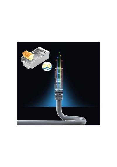 Cat5e 8p8c Rj45 Network Internet Ethernet Bilgisayar Kablosu Modem Lan Rj45 Patch Kablo 20 Metre ,drwlcat5e40mt