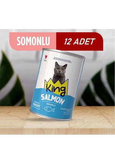 Somonlu Yetişkin Kedi Konservesi 400 Gr 12 Adet