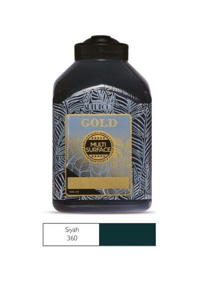Artdeco Gold Multi Surface Akrilik Boya 500 Ml. 360 Siyah