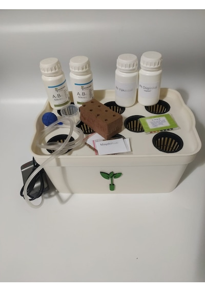 Hidroponik Set Topraksız Tarım Seti Hidrobox XL Hidroponik Set Topraksız Tarım Seti Hidrobox XL