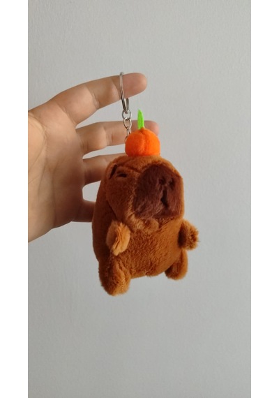 Kapibara Peluş Anahtarlık Çanta Aksesuar Çok Renkli