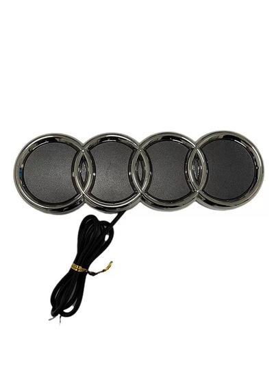 Audi 4d Işıklı Logo 18 5.8 Cm Beyaz Arma Logo Car Aksesuar Audi Illuminated Vehicle Logo Arma 4db