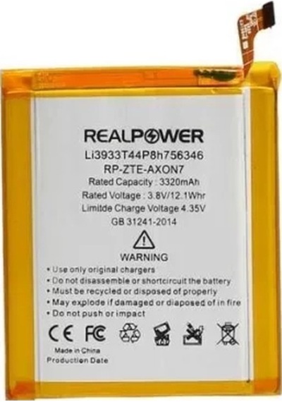 Realpower Zte Uyumlu Axon 7 Batarya 3320mah
