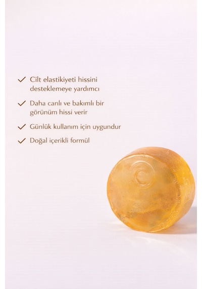 Kolajen Özlü El Yapımı Doğal Oval Sabun - 100 Gr Kolajen