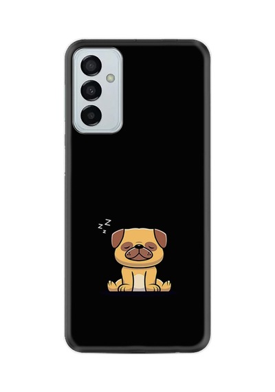 Samsung Samsung Galaxy Uyumlu A04s Kılıf Resimli Desenli Silikon Platinium Series Uyuyan Köpek 1875