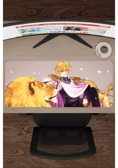 Ginga Eiyuu Densetsu Anime V5 - 70x30 Xl Gaming Kauçuk Kaymaz Taban Mouse Pad Fare Altlığı
