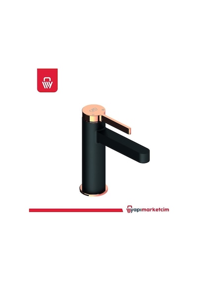 Gildo Lavabo Bataryası Rose Gold - Siyah