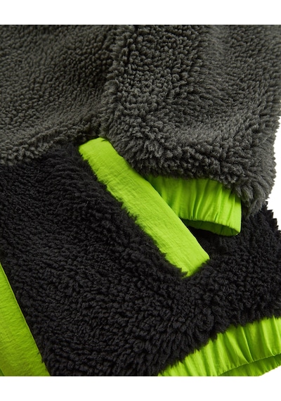 Skechers B Outdoor Fleece Full Zip Sherpa Büyük Erkek Çocuk Siyah Mont Sk2620141-1602