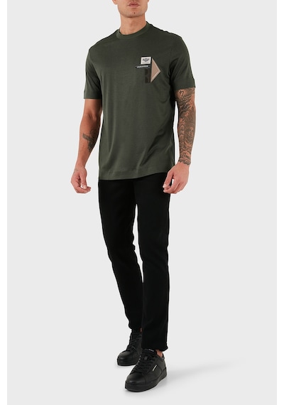 Emporio Armani Erkek T Shirt Em002959 Af18312 U8120 Haki Haki