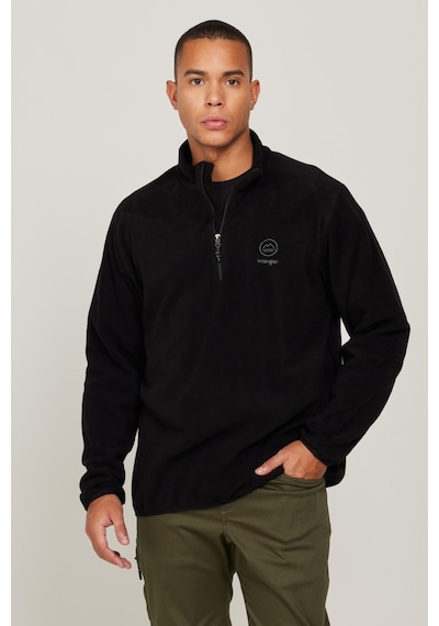 Wrangler All Terrain Gear Regular Fit Yarım Fermuarlı Siyah Polar W222573100 Siyah Wrangler All Terrain Gear Regular Fit Yarım Fermuarlı Siyah Polar W222573100 Siyah
