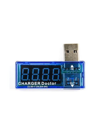 Dijital USB Mobil Güç (Akım ve Voltaj) Test Cihazı