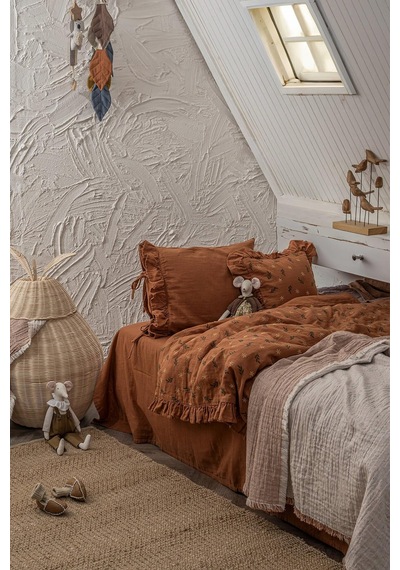 Ecocotton Mirela Terra %100 Organik Pamuk Bebek Nevresim Takımı