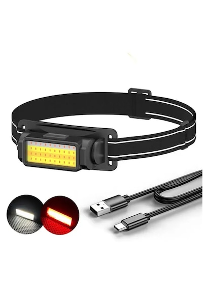 Watton Wt-650 50 Cob Led Kafa Lambası Siyah