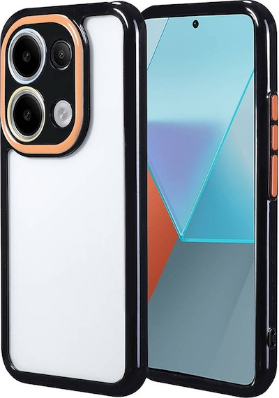 Xiaomi Redmi Note 13 Pro 4g Uyumlu Kılıf Kamera Korumalı Renkli Kenar Ve Çerçeve Tasarımlı Kapak