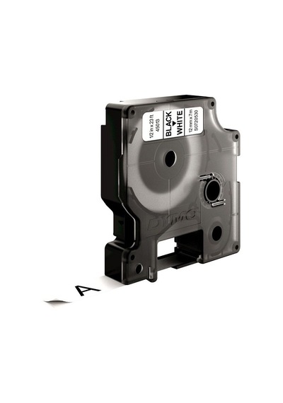 Dymo D1 Serisi Beyaz Etikete Siyah 45013 12mmx7m Şerit