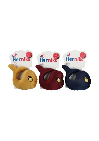Herniks Sesli Kumaş Nakışlı Köpek Oyuncağı Whali 15 CM