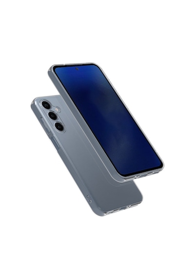 Samsung Galaxy Uyumlu A16 Kılıf Şeffaf Kamera Korumalı Renksiz Esnek Silikon Kapak Kilif