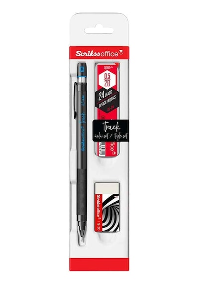 Scrikss Track Versatil Kalem 3 Lü Set 0.5mm Mavi Çok Renkli