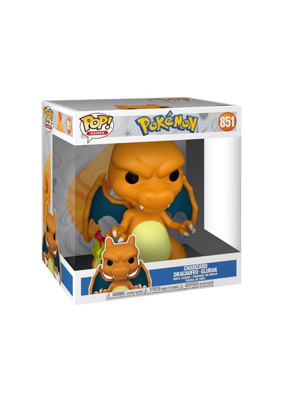 Funko Pop Jumbo: Pokemon - Charizard - Dracaufeu - Vinil Koleksi