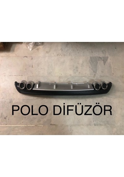Vw Polo Difüzör Arka Tampon Eki Difizör 4 Egzozlu 2009 - 2018