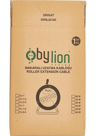 Bylion Makaralı Seyyar Uzatma Boş (kablosuz) 50 M Kablo Kapasiteli - PMK-10000-F