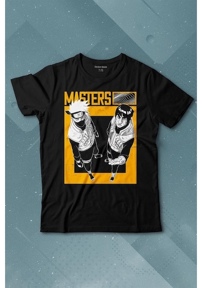 Kendim Seçtim Naruto Kakashi Masters Anime Dizi Ustalar Japonca Baskılı Tişört Çocuk T-shirt 001