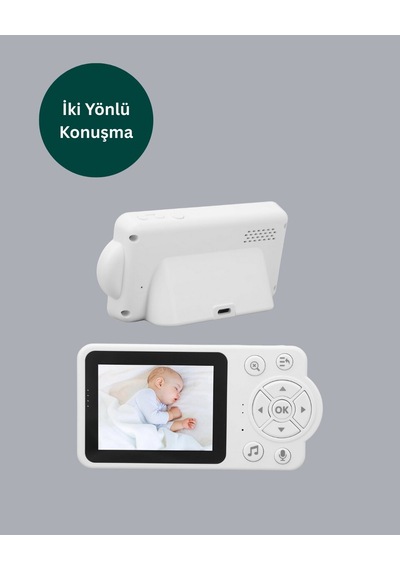Sesli Ve Görüntülü Bebek Kamerası Sıcaklık Takipli Mh-hs1781-5955 Diğer