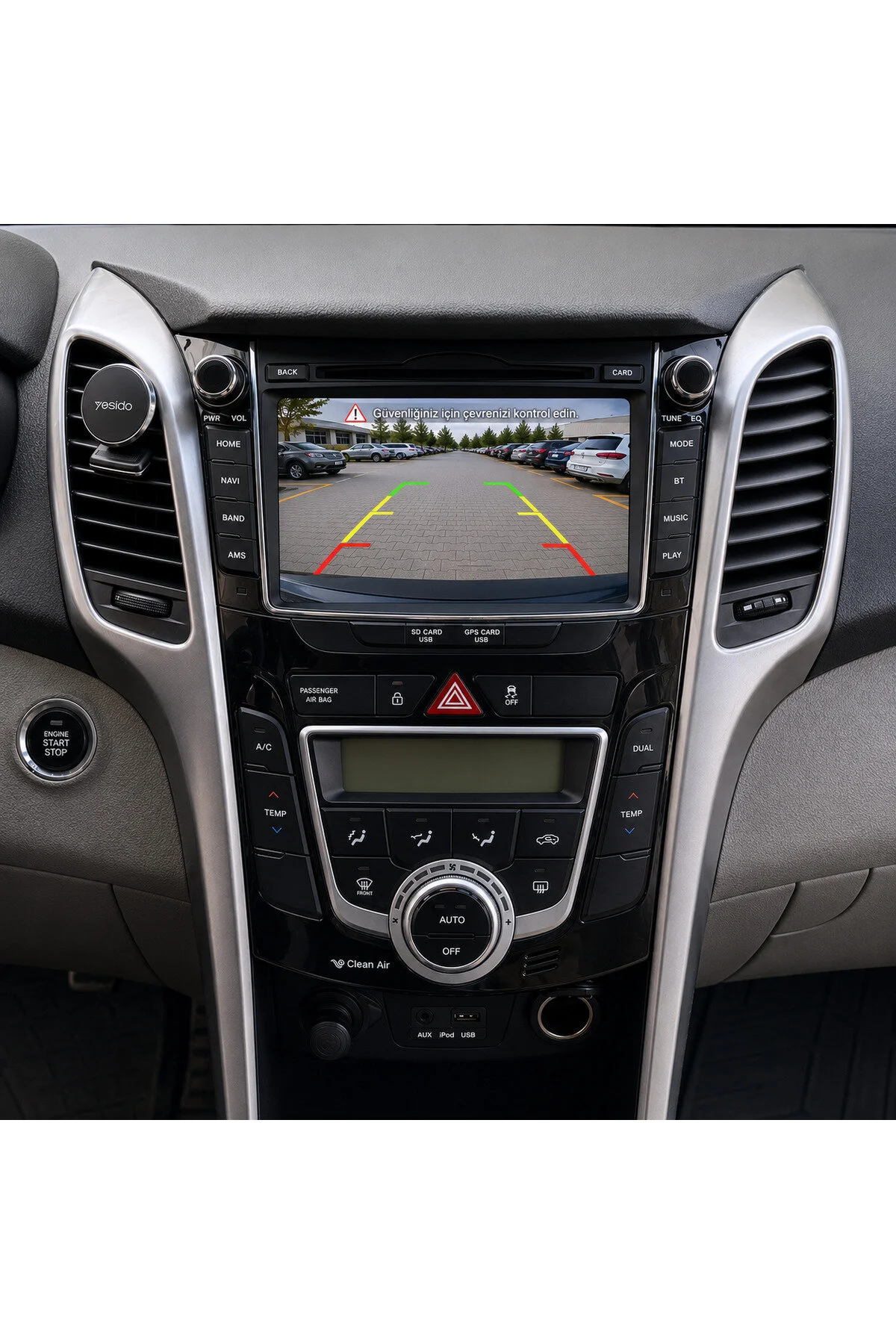 Hyundai İ30 Uyumlu Tuşlu Görünüm Android Multimedya 4gb Ram 64gb Hafıza Carplay 8"