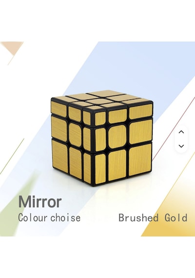 Moyu 3x3 Mirror Küp Altın Aynalı Parlak Zeka Küpü Akıl Küpü Küp